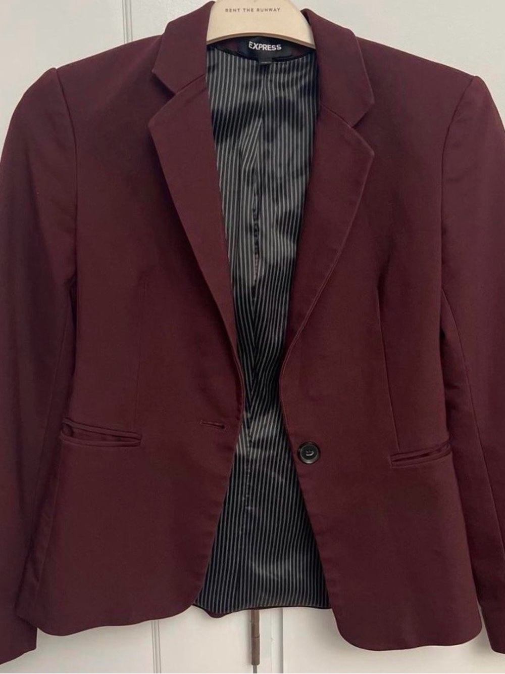 Express Women’s Burgundy Blazer